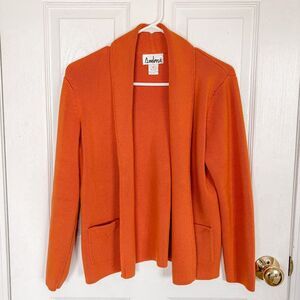 Ambra Burnt Orange Open Cardigan Women’s Medium